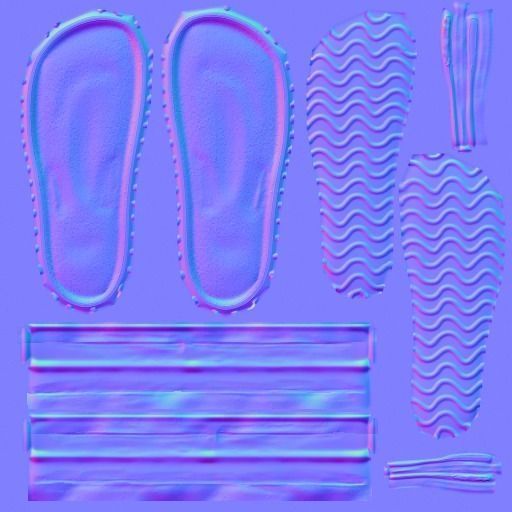 female with textures Free 3D model_12