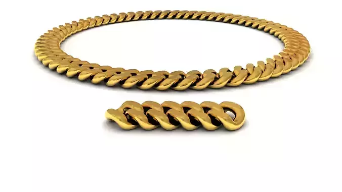 Gold Chain 3D model