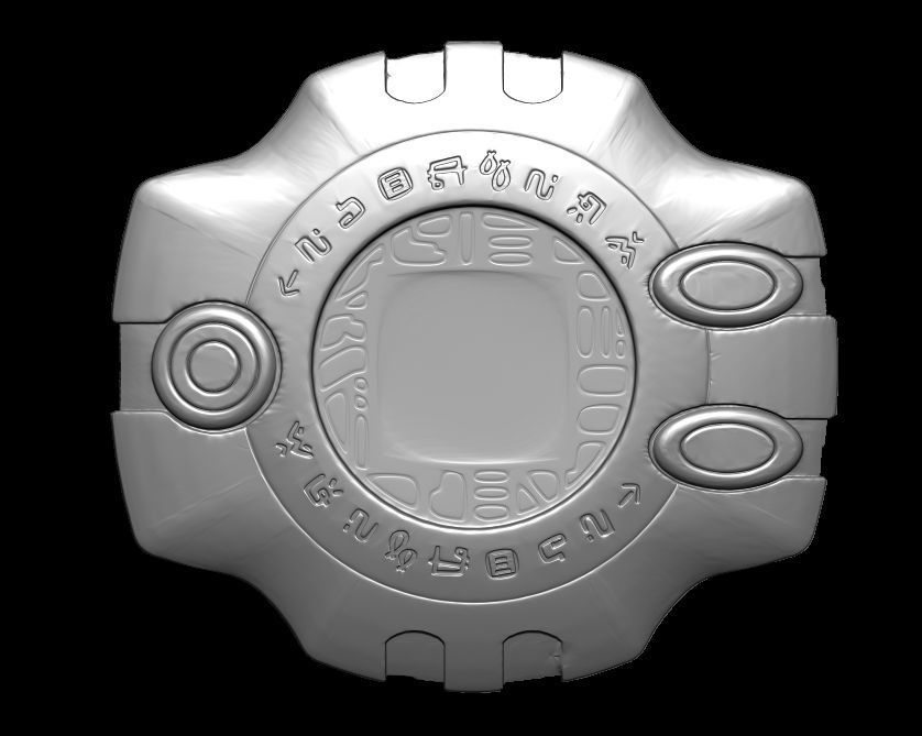 Digivice TCG deck holder 3D print model_1