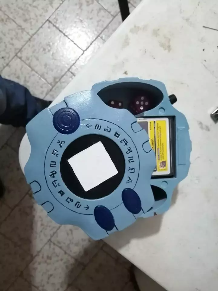 Digivice TCG deck holder 3D print model_0