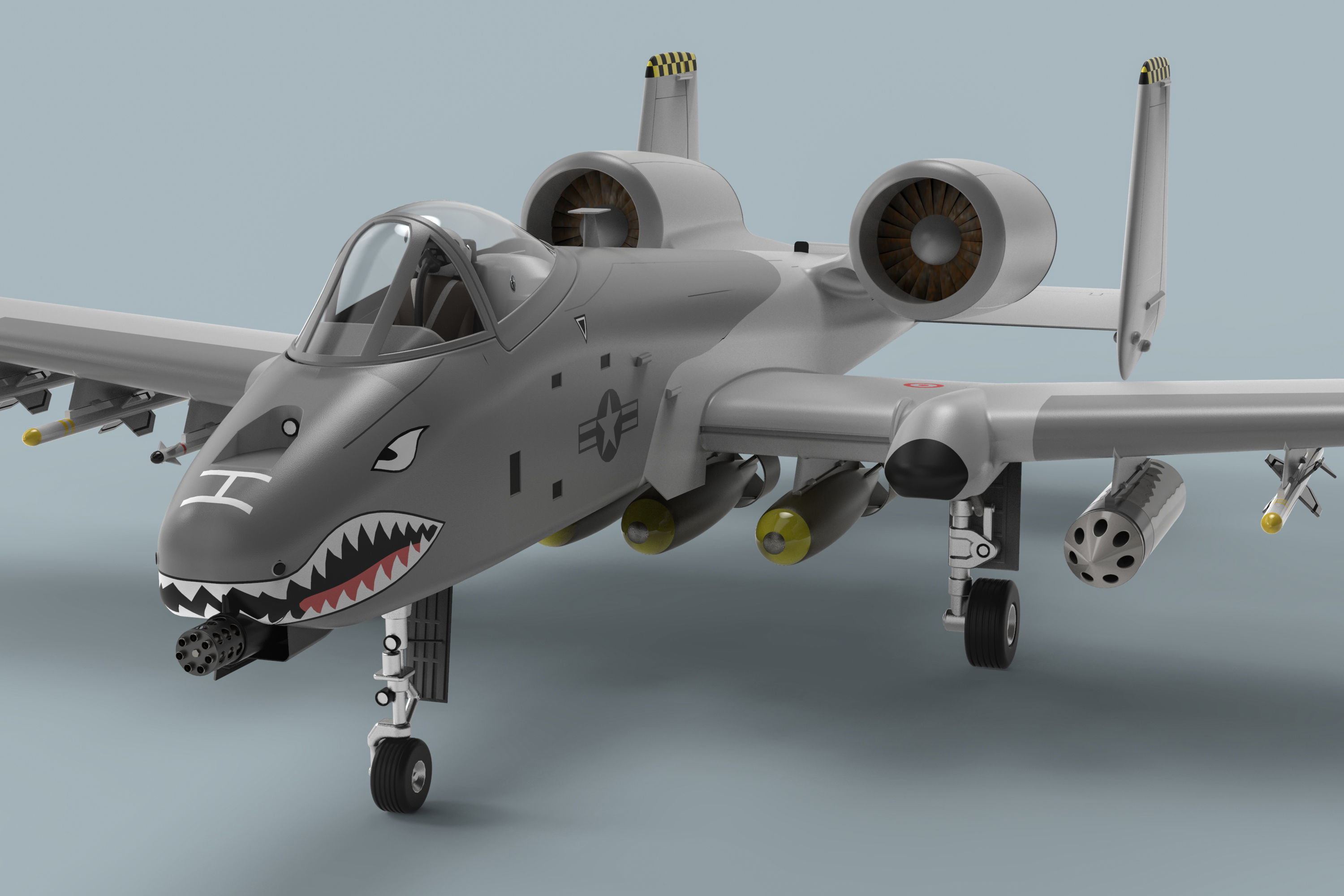 A-10 Thunderbolt II 3D model_1