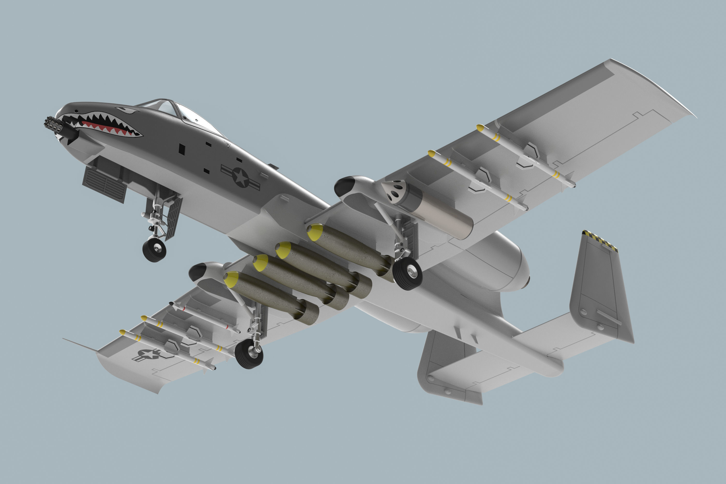 A-10 Thunderbolt II 3D model_7