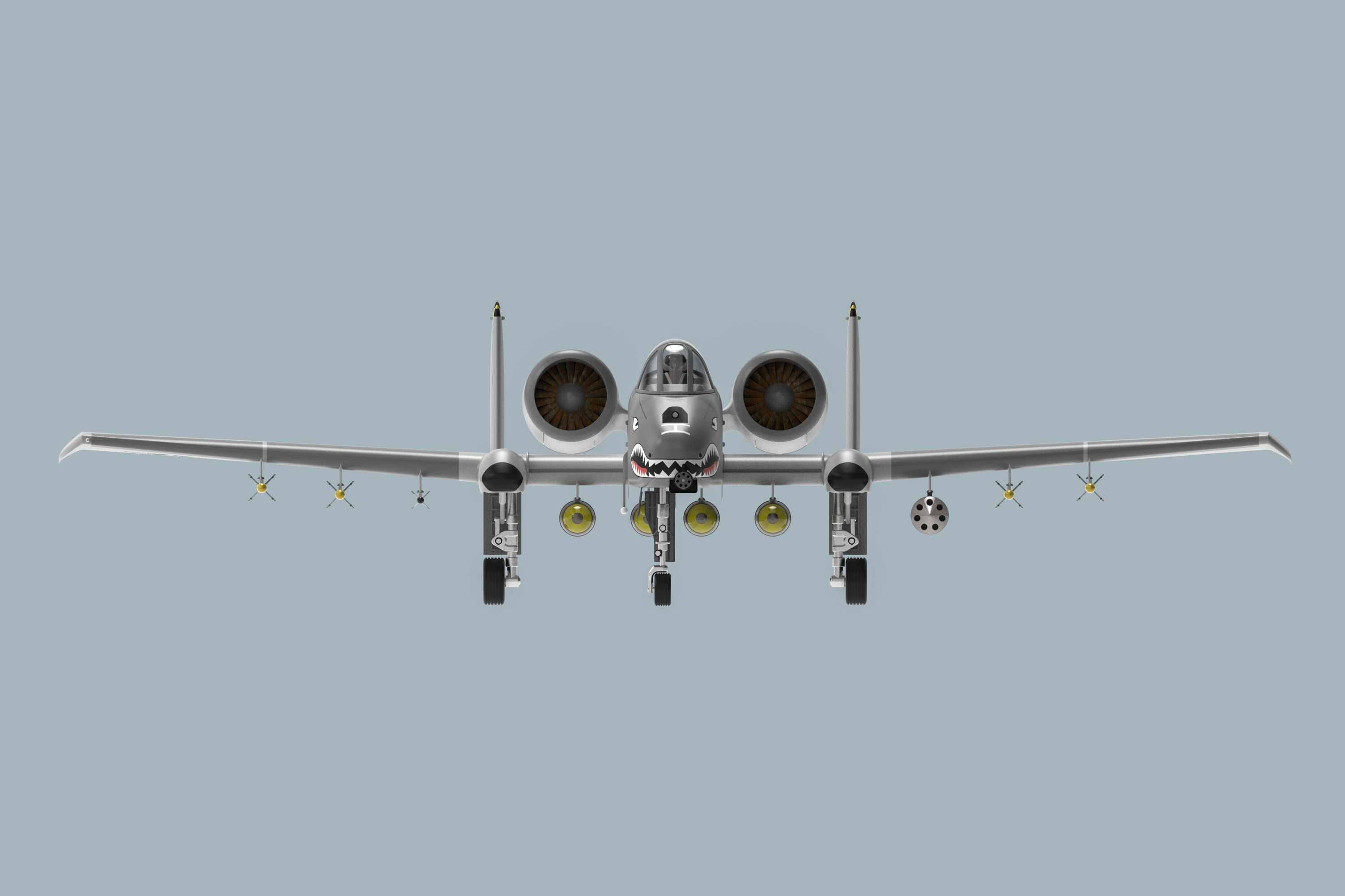 A-10 Thunderbolt II 3D model_8