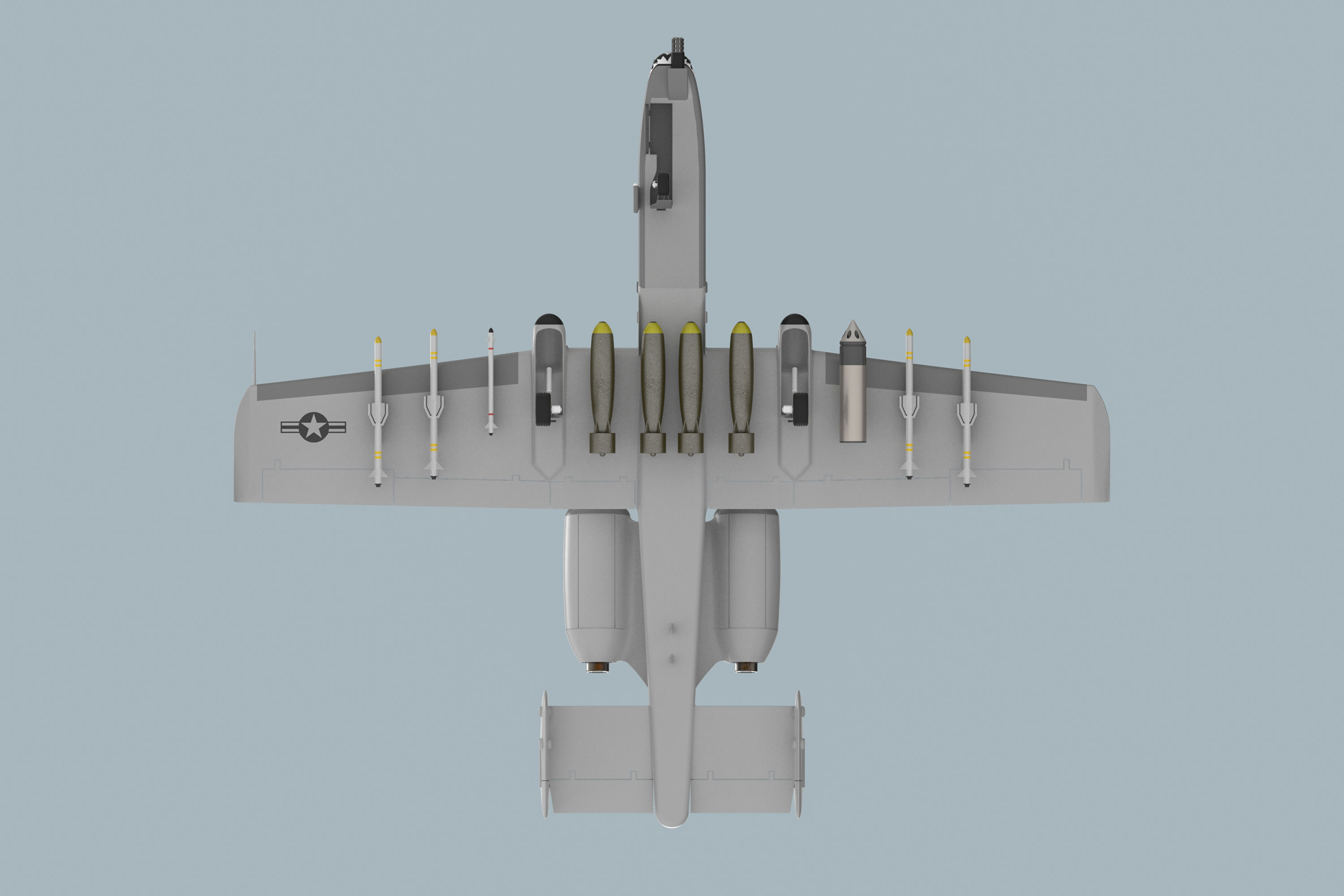 A-10 Thunderbolt II 3D model_12