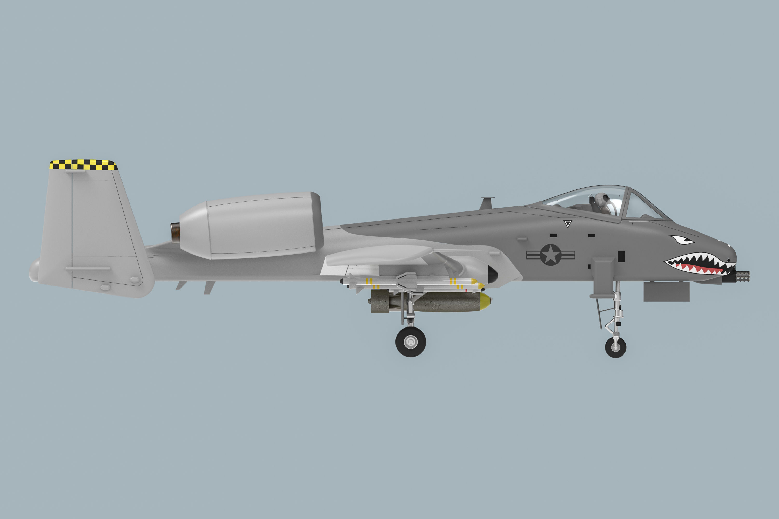 A-10 Thunderbolt II 3D model_10