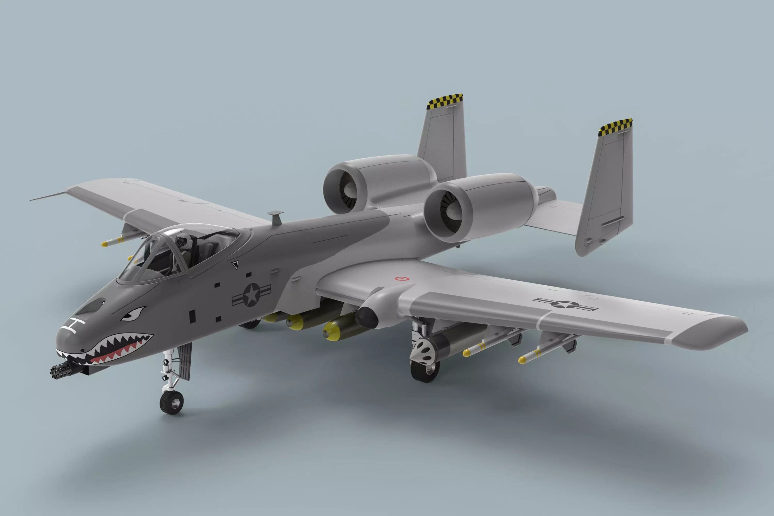 A-10 Thunderbolt II 3D model_0