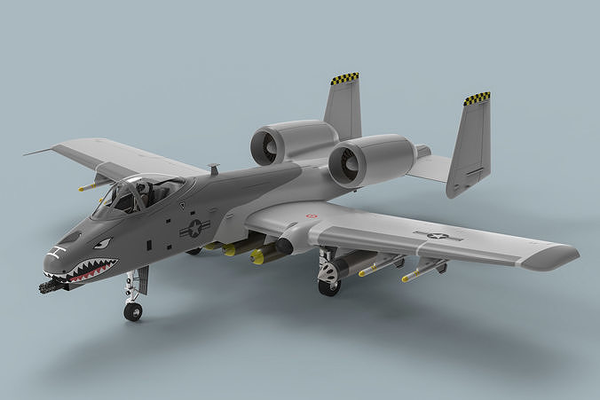 A-10 Thunderbolt II 3D model