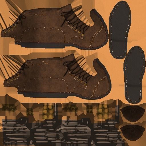 MAN WEARING SUIT Low-poly 3D model_8