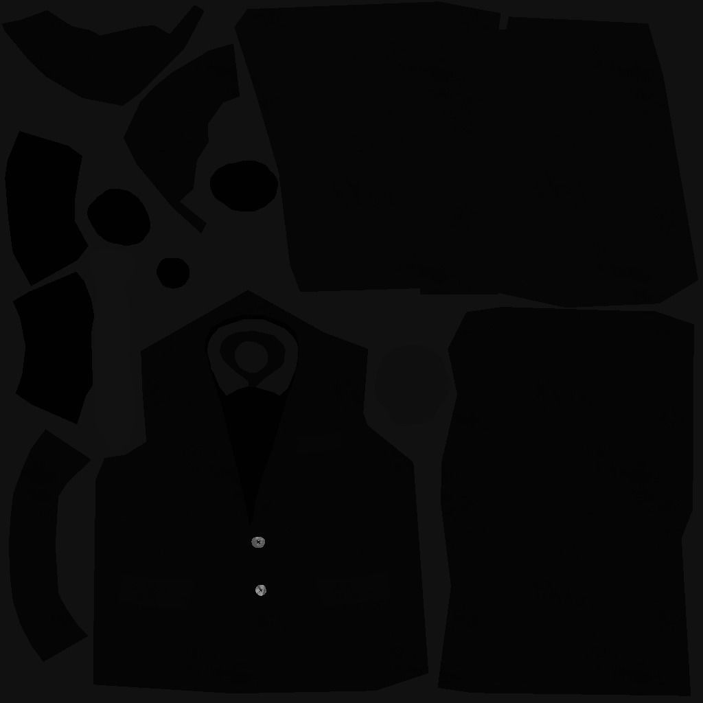 MAN WEARING SUIT Low-poly 3D model_15