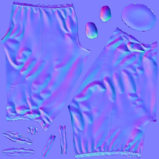 HUMAN WITH TEXTURES Free 3D model_6