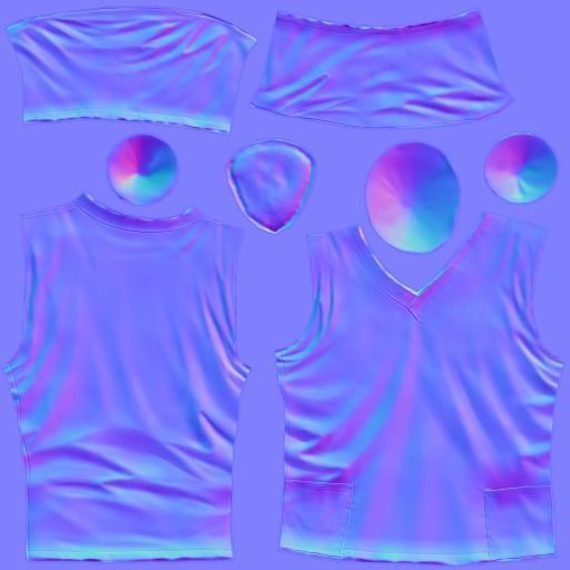 HUMAN WITH TEXTURES Free 3D model_18