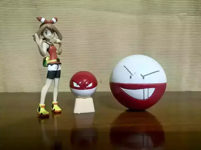 Voltorb and Electrode figures 3D print model