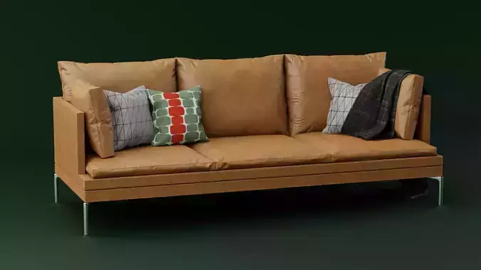 Leather sofa