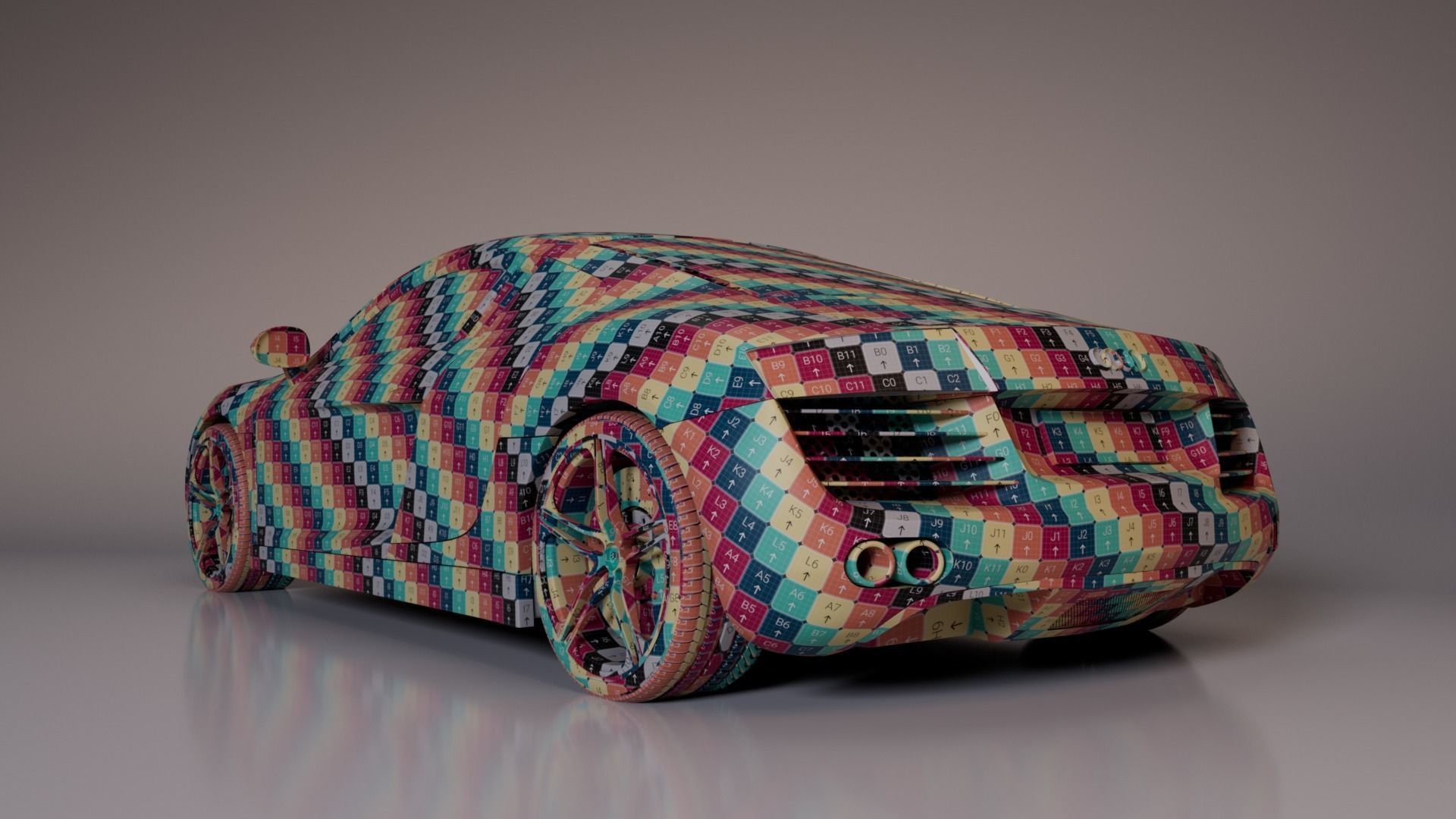 Audi R8 2008 3D model_19
