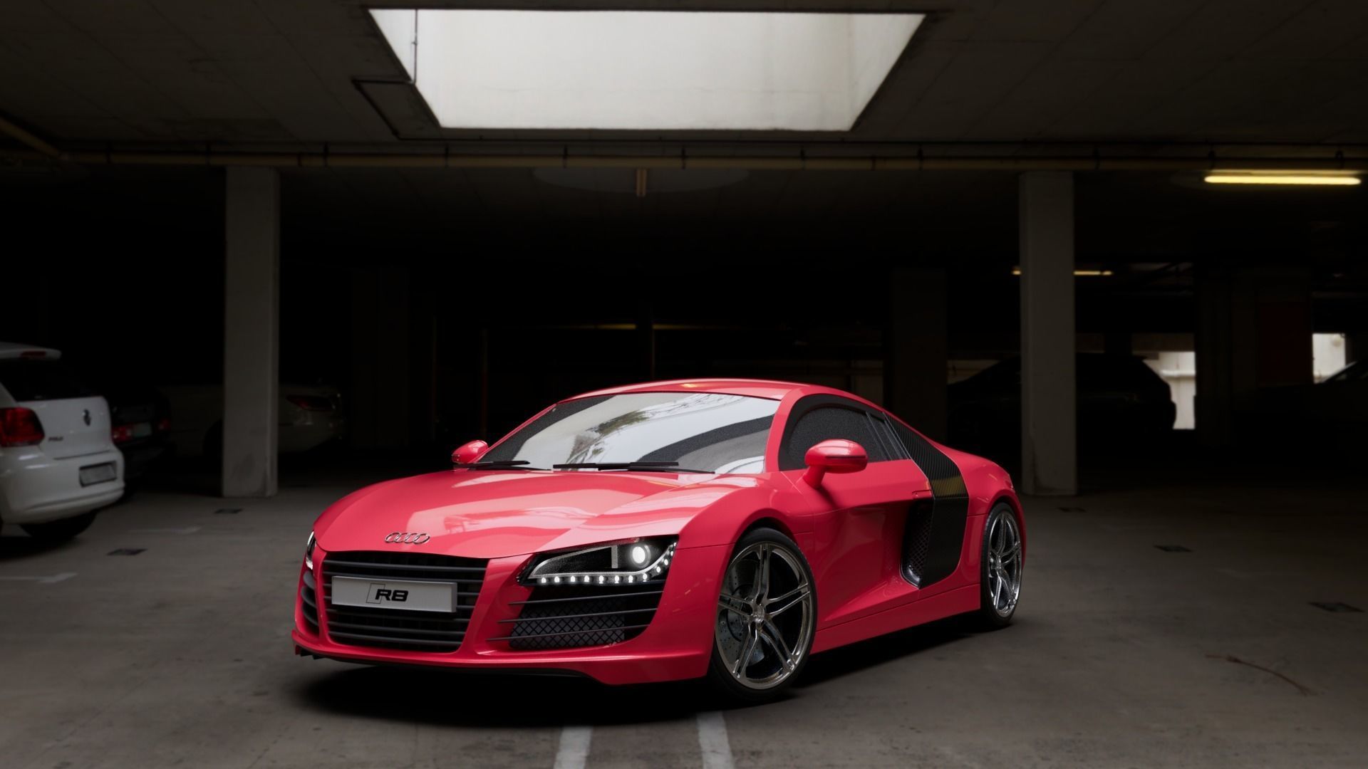 Audi R8 2008 3D model_5