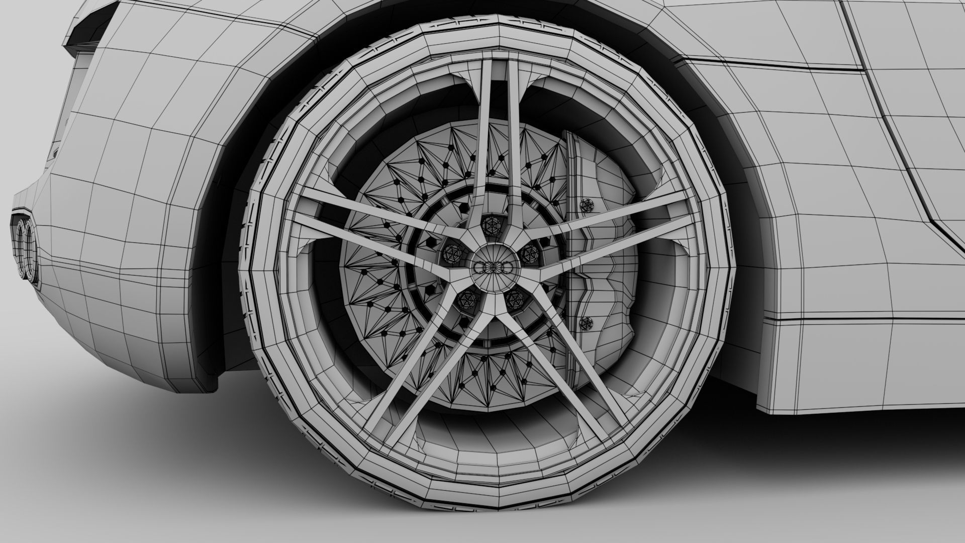 Audi R8 2008 3D model_17