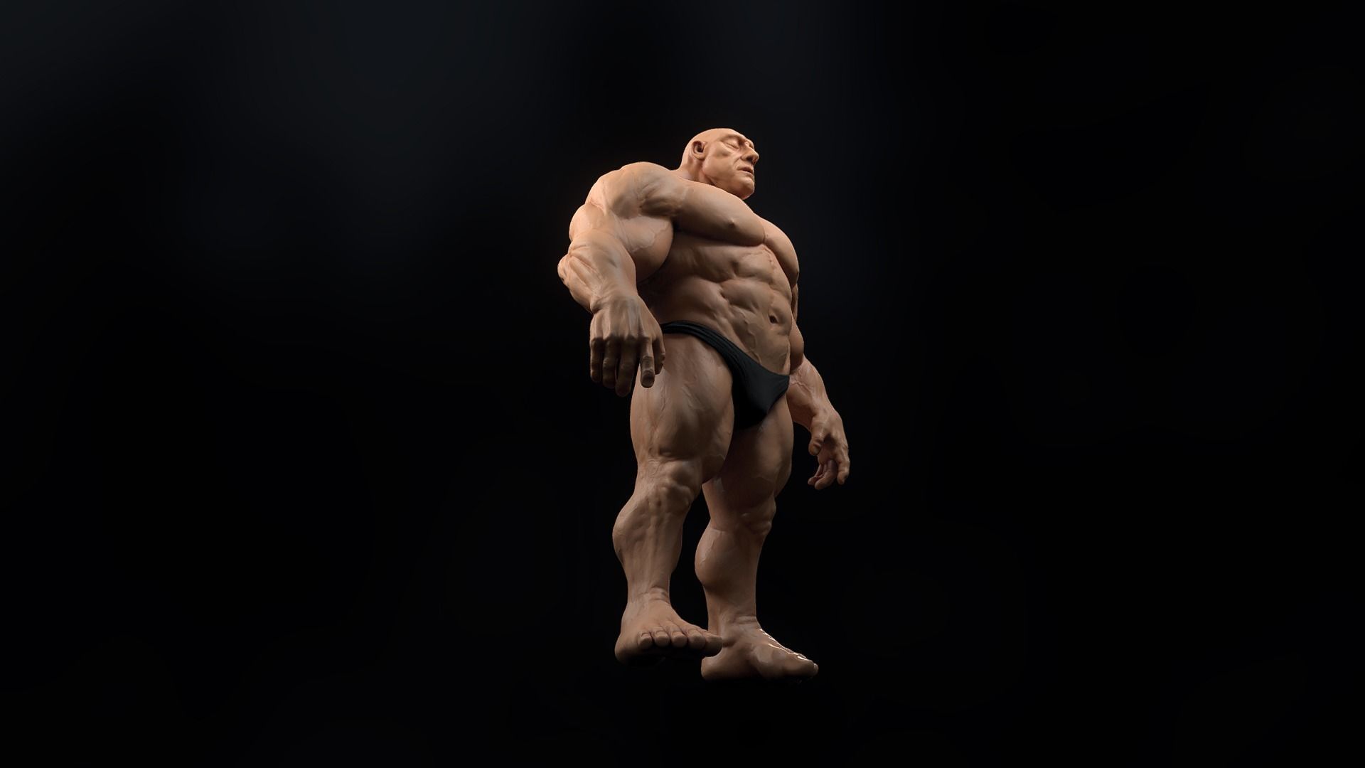Super Human 3D model_4