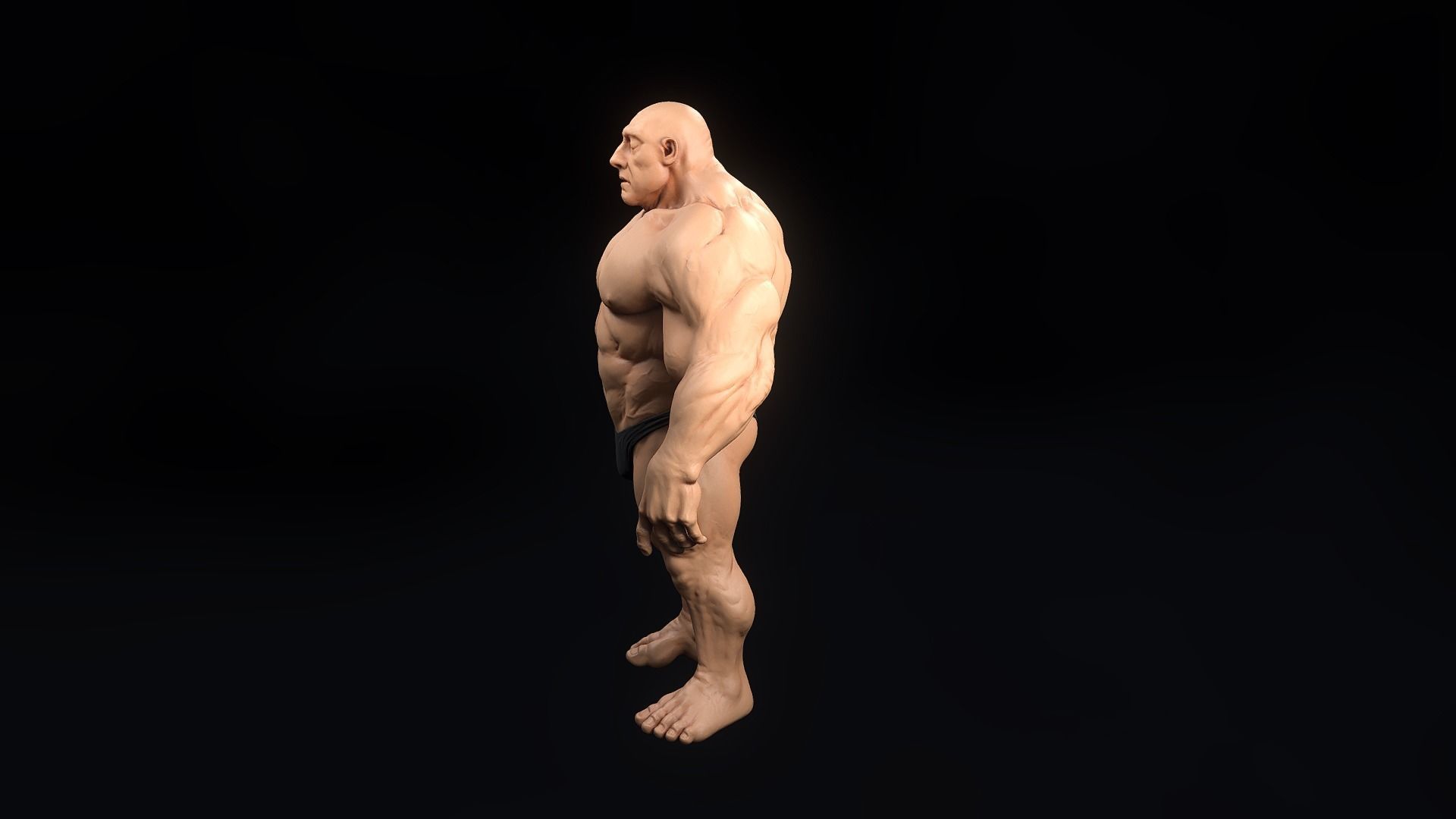 Super Human 3D model_3