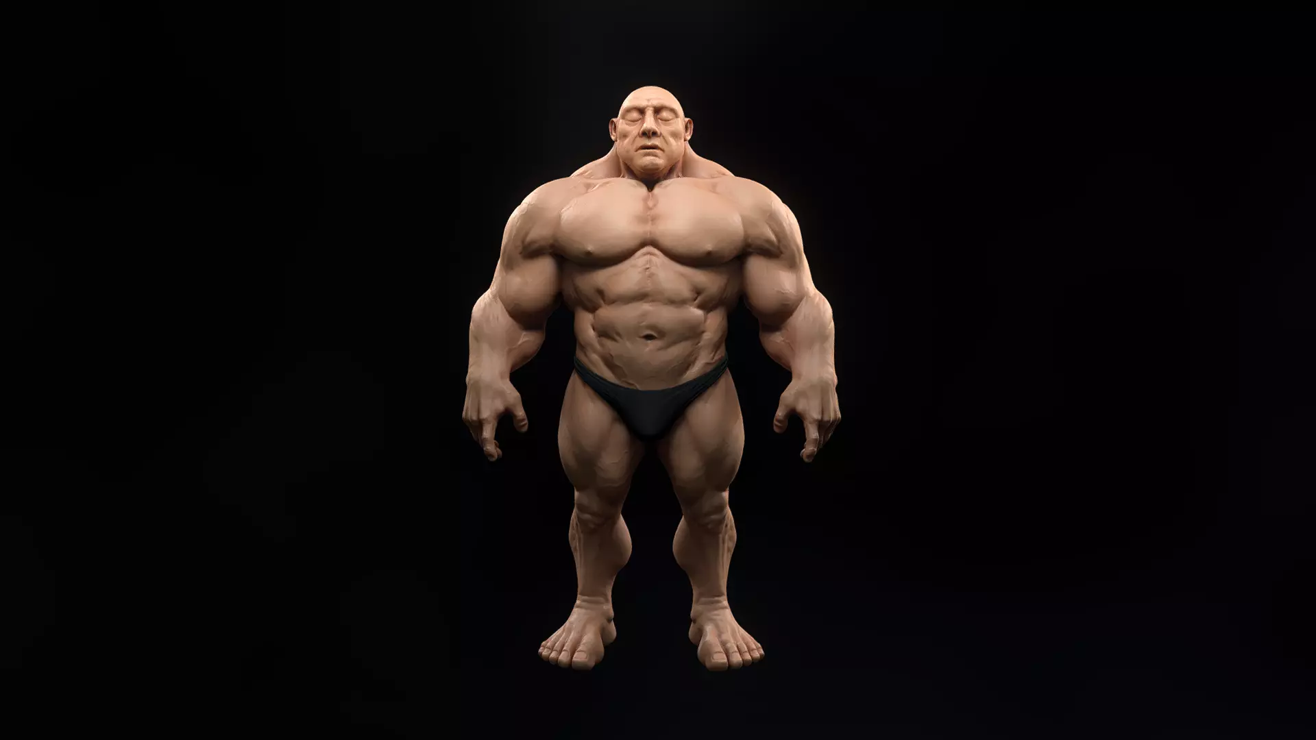 Super Human 3D model_0