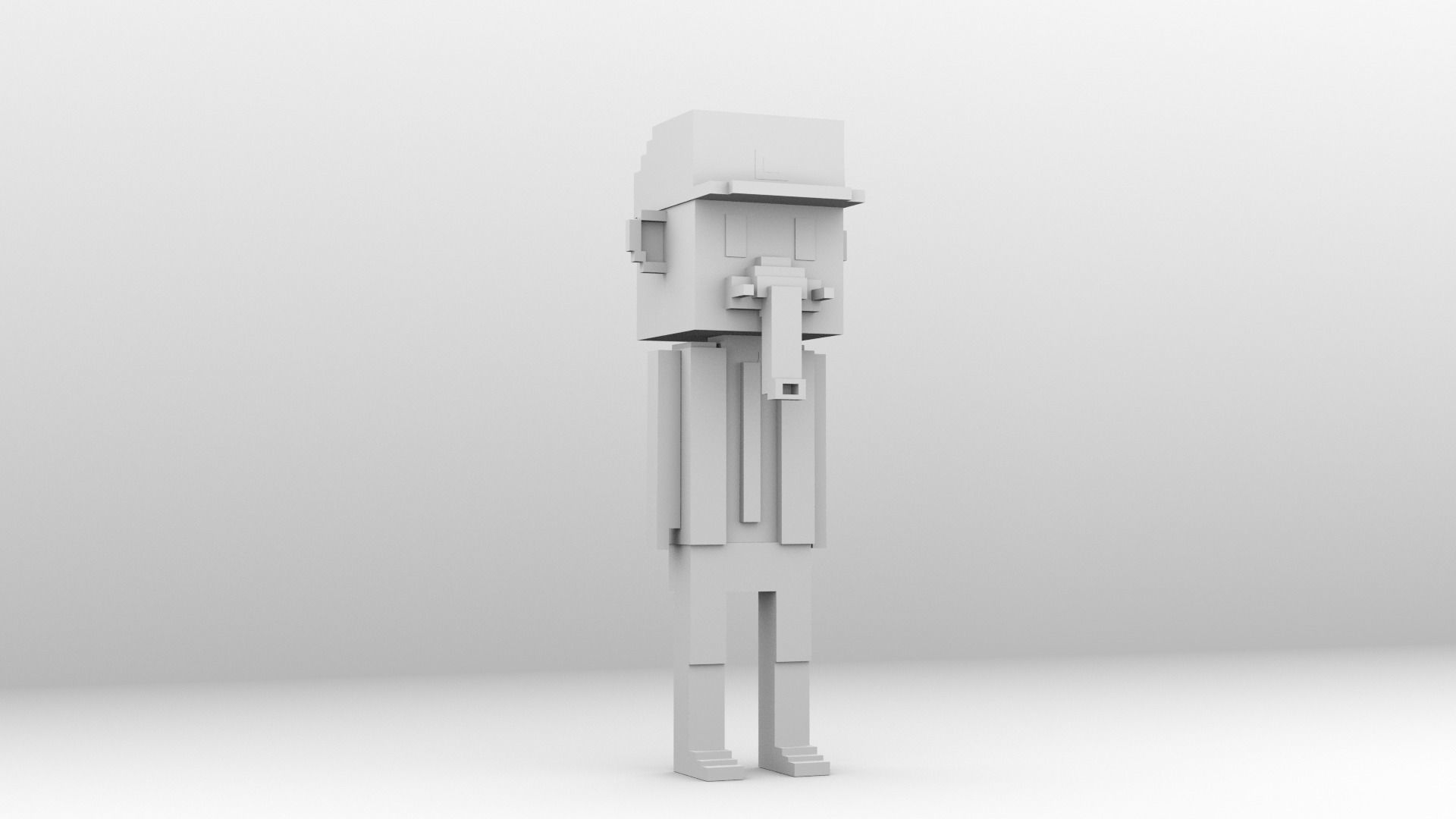 The world famous NFT Meebits  3D model_12