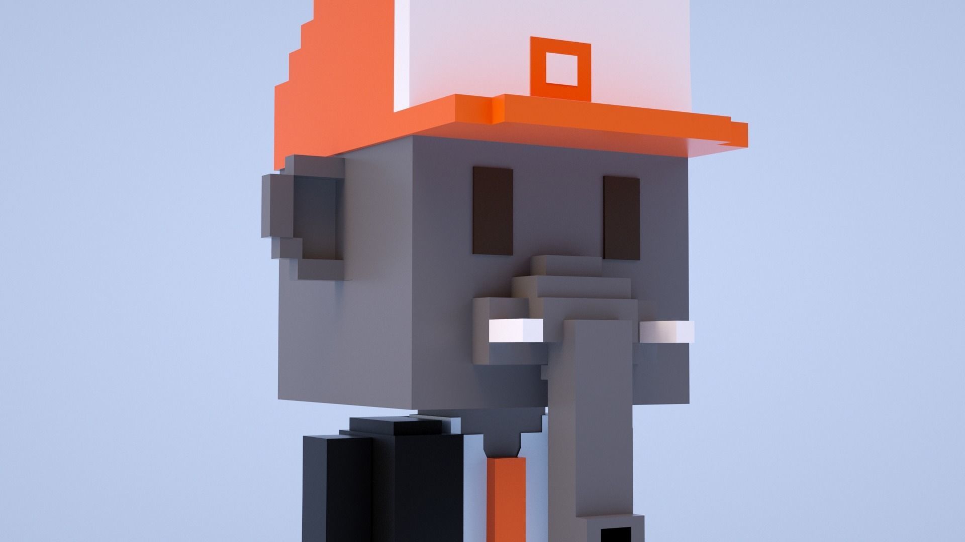 The world famous NFT Meebits  3D model_1