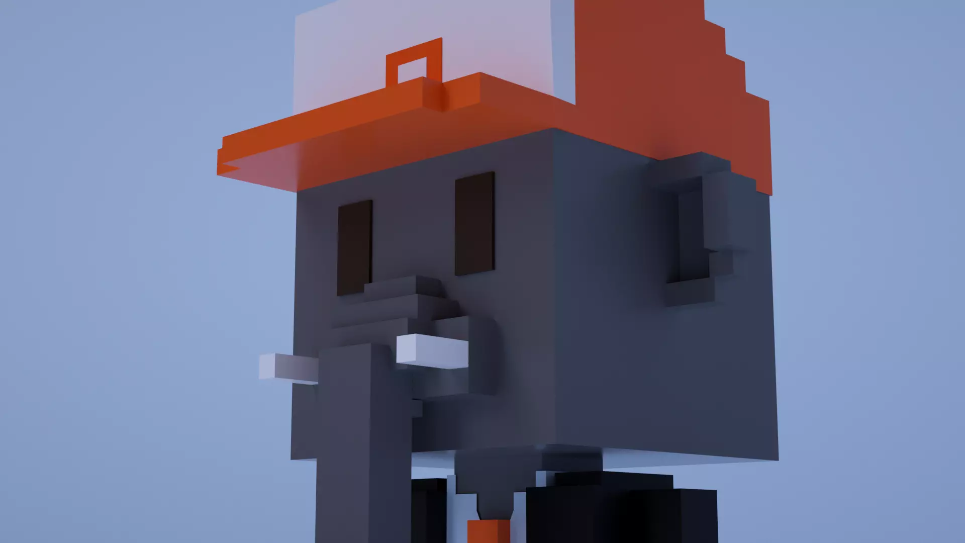 The world famous NFT Meebits  3D model_0