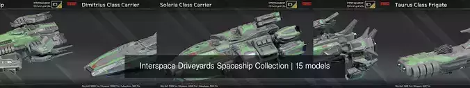 Interspace Driveyards Spaceship Collection