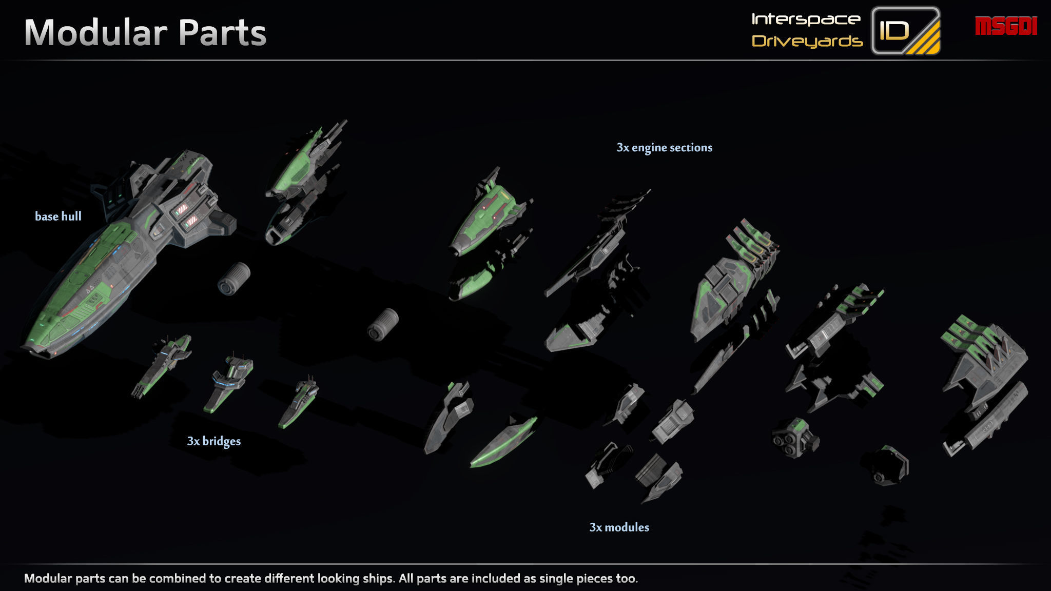 Interspace Driveyards Spaceship Collection _16