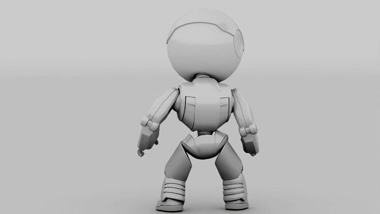 Nino Droid rigged character 3D model_23