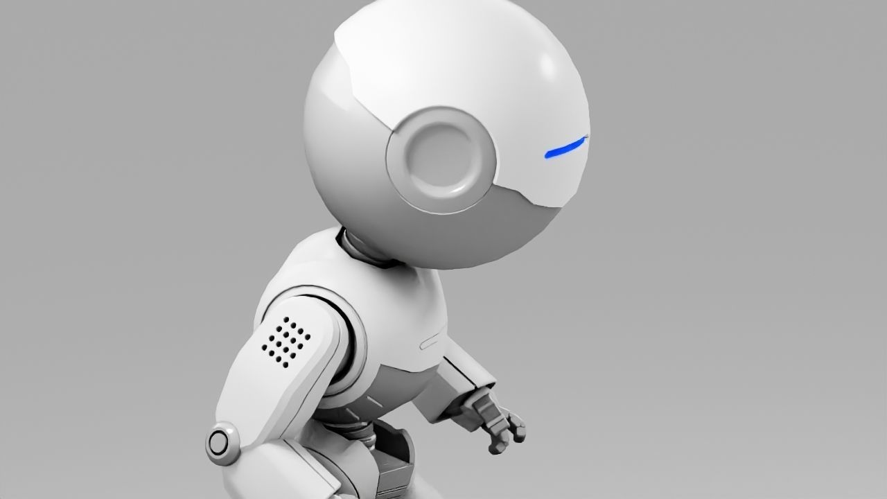 Nino Droid rigged character 3D model_14