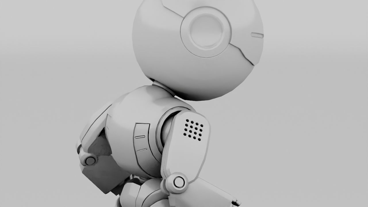 Nino Droid rigged character 3D model_27