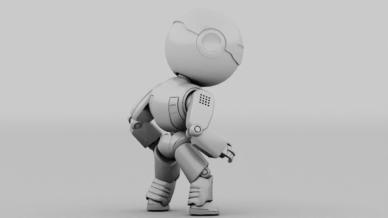Nino Droid rigged character 3D model_22