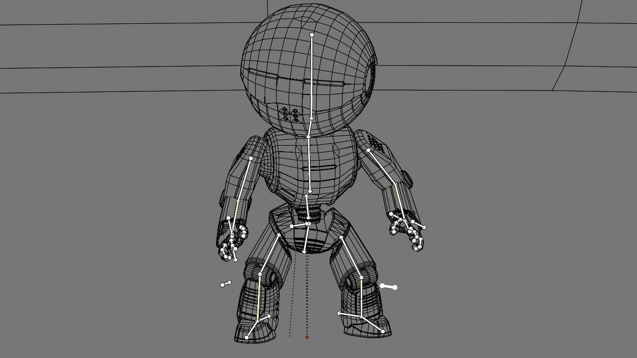 Nino Droid rigged character 3D model_33