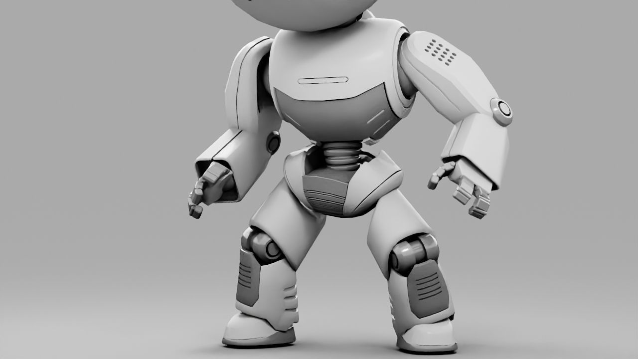 Nino Droid rigged character 3D model_17