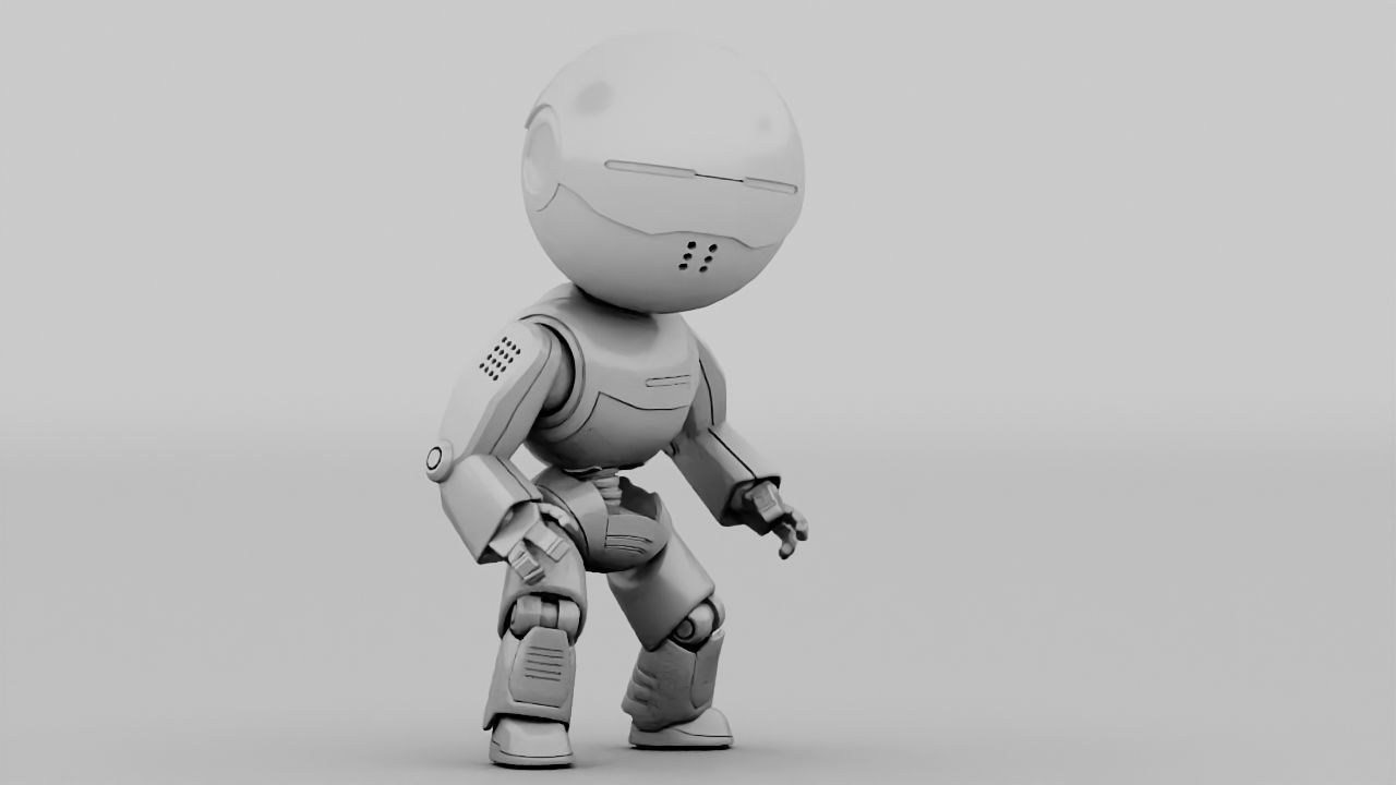Nino Droid rigged character 3D model_21