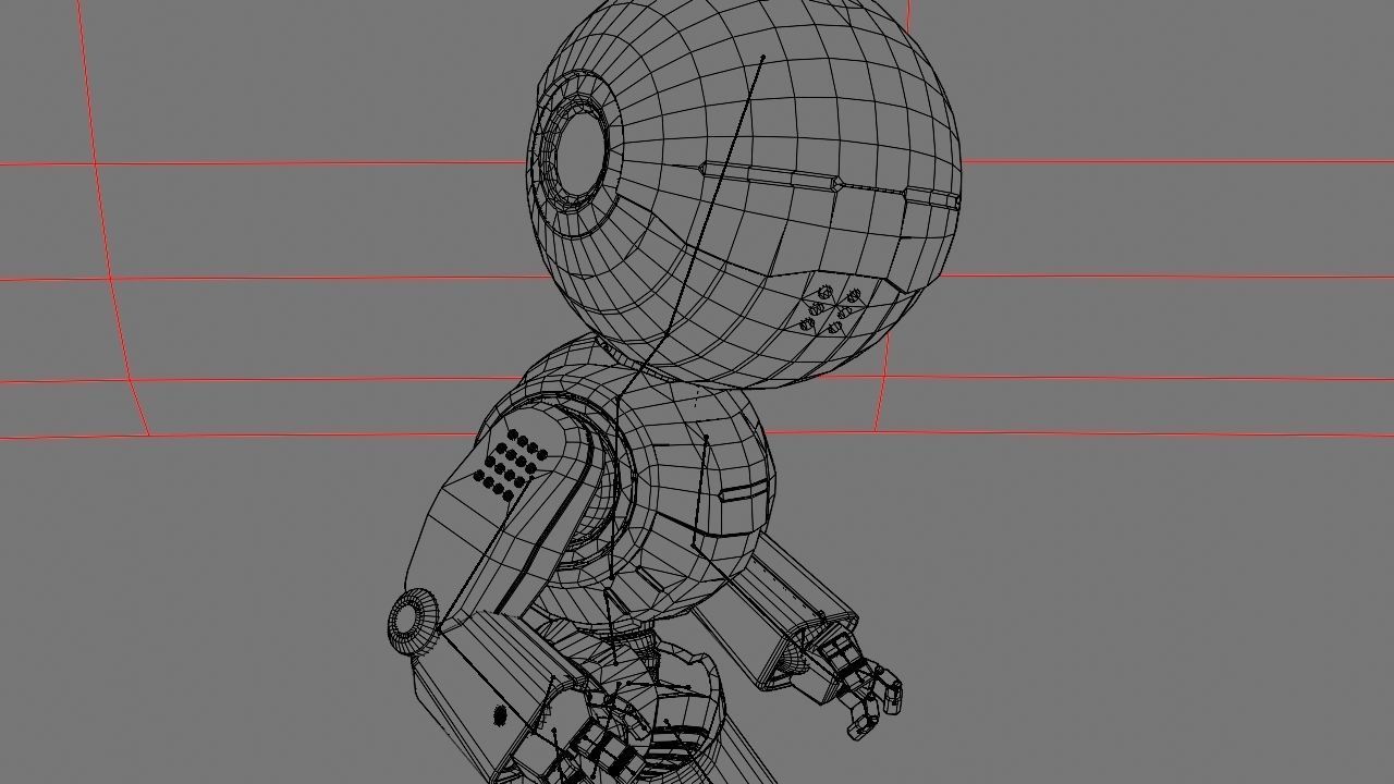 Nino Droid rigged character 3D model_30