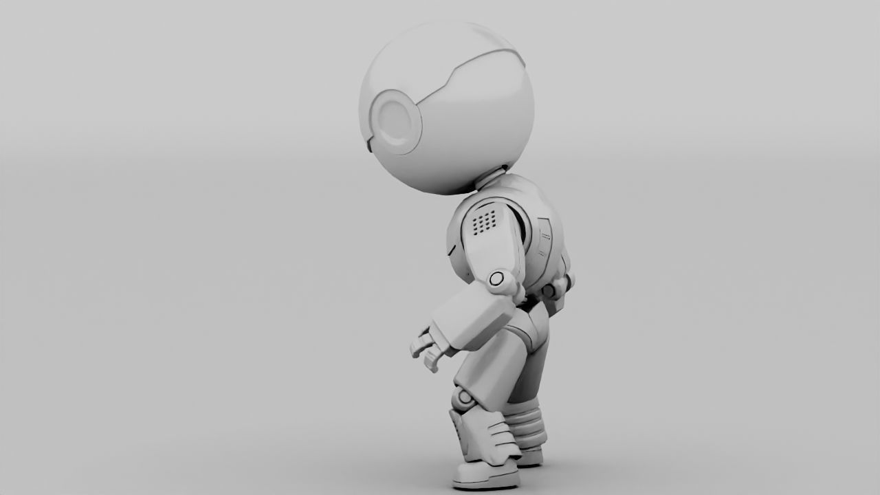 Nino Droid rigged character 3D model_24