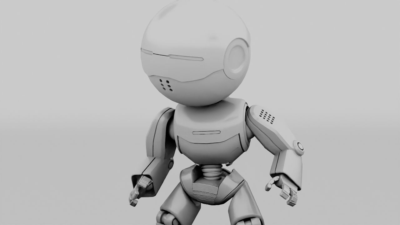 Nino Droid rigged character 3D model_28
