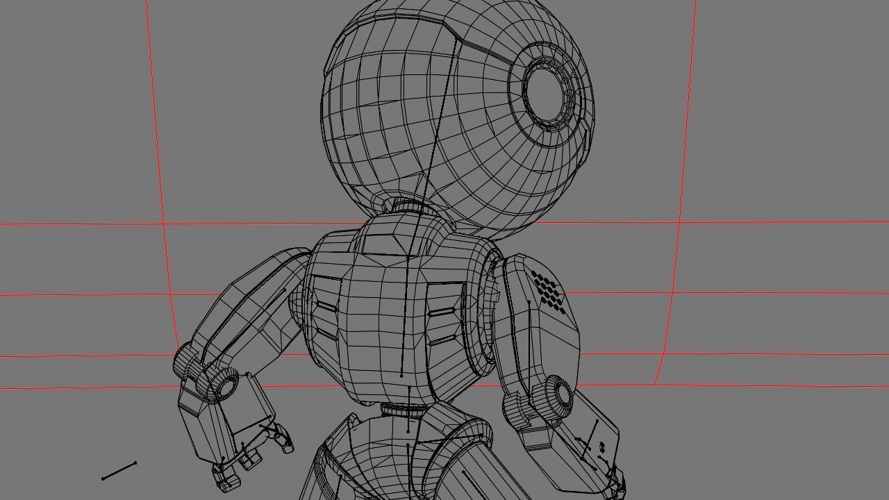 Nino Droid rigged character 3D model_31