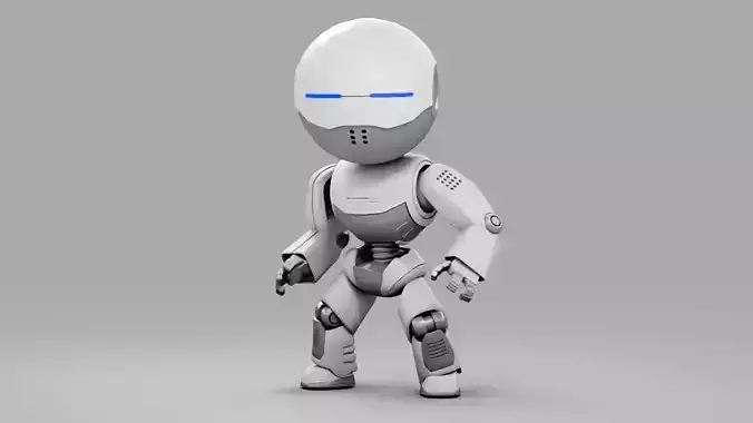 Nino Droid rigged character 3D model