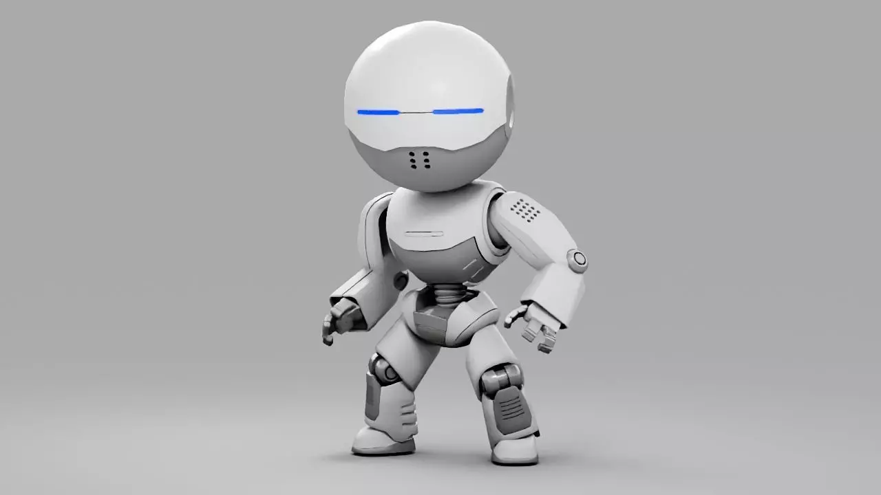 Nino Droid rigged character 3D model_0