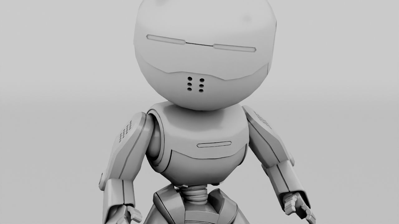 Nino Droid rigged character 3D model_25