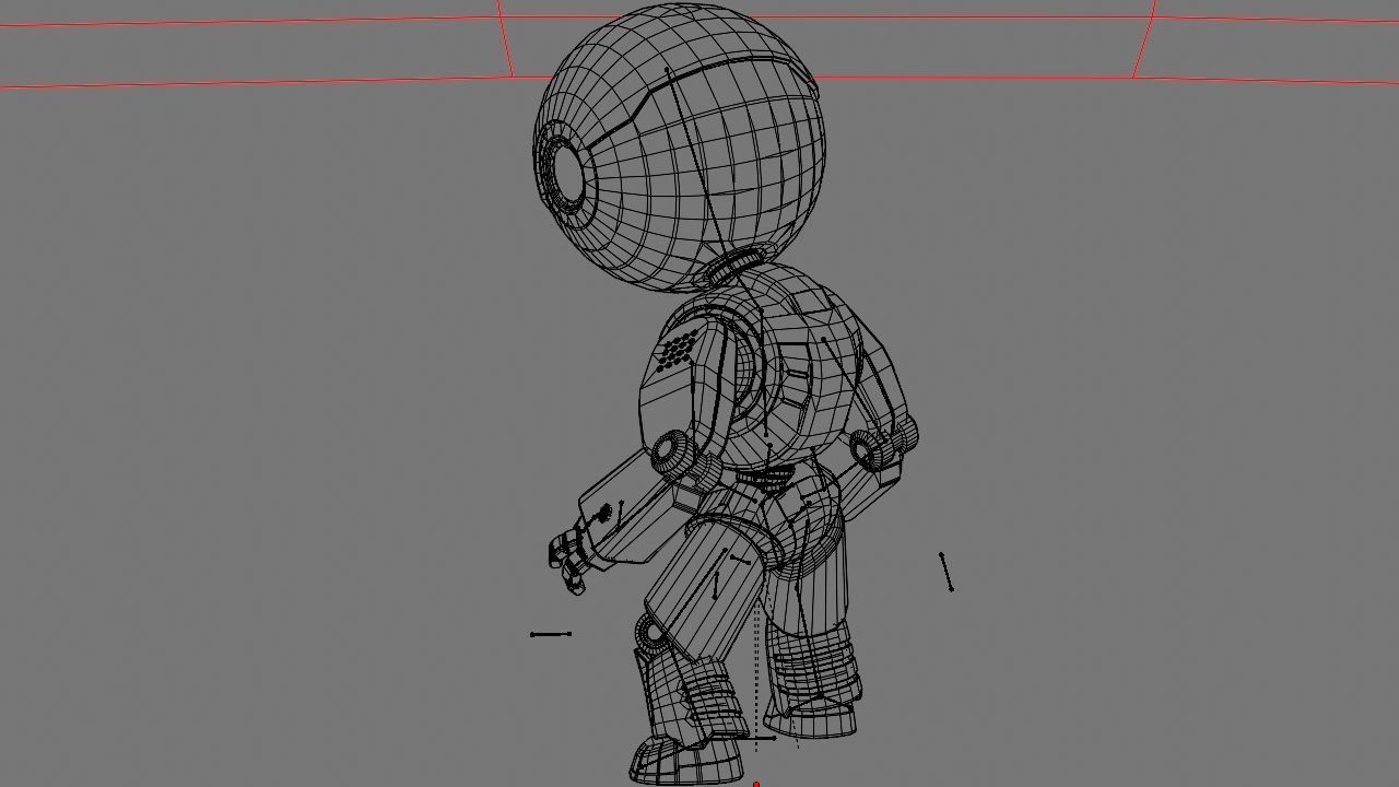 Nino Droid rigged character 3D model_32