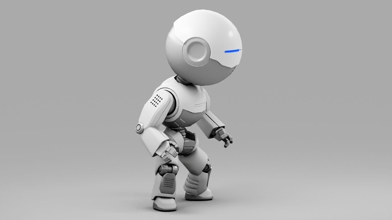 Nino Droid rigged character 3D model_3