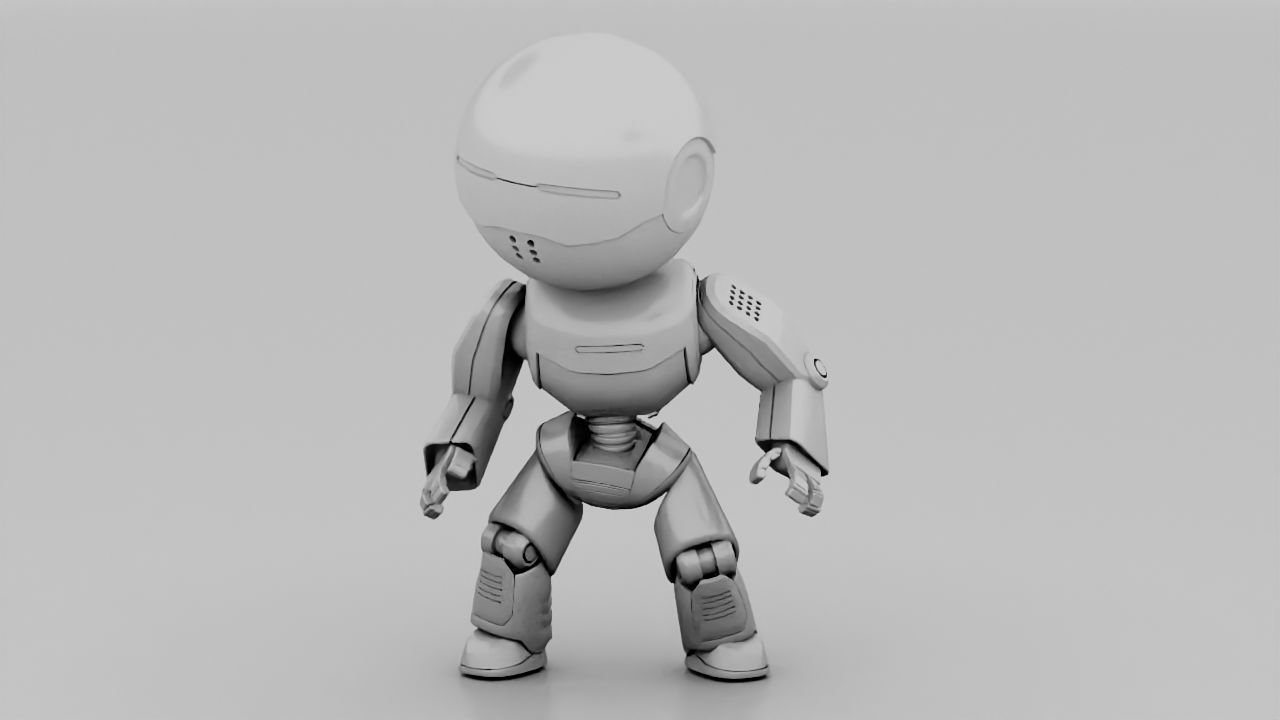 Nino Droid rigged character 3D model_20