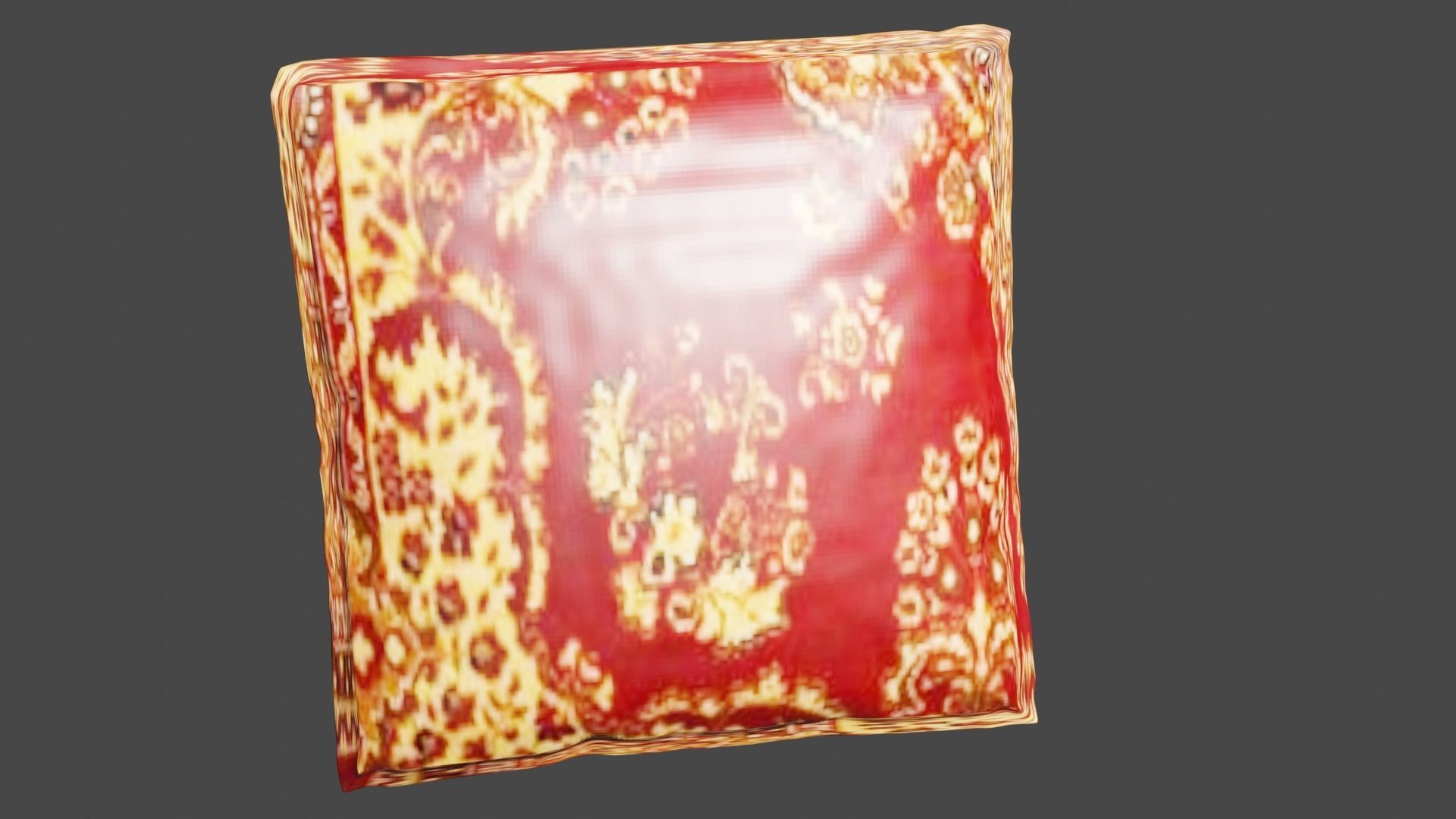 pillow gold 3D model_1