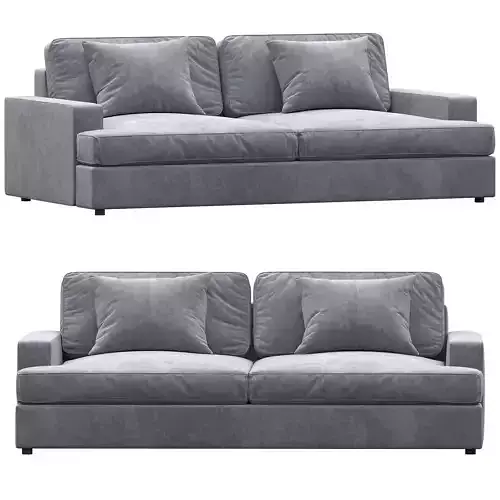 3d model  Sofa with Reversible Cushions
