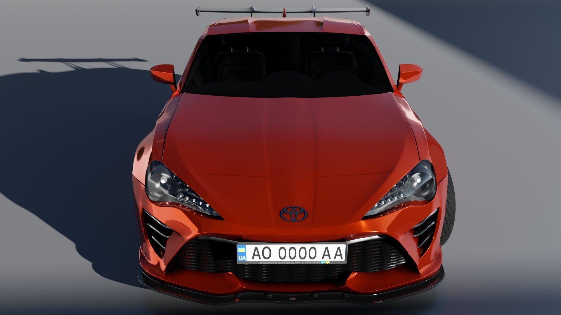 Toyota gt86 with tuning 3D model_3