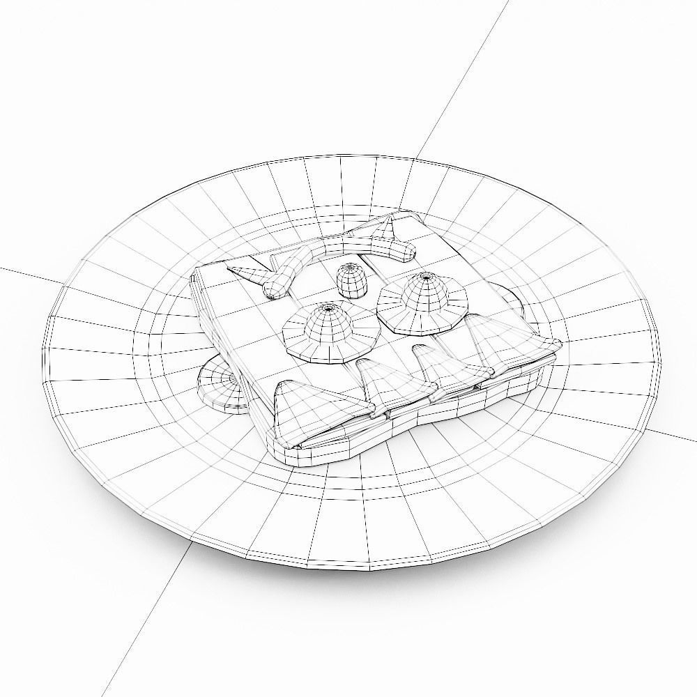 Sandwich Halloween food low poly 3d model  Low-poly 3D model_7