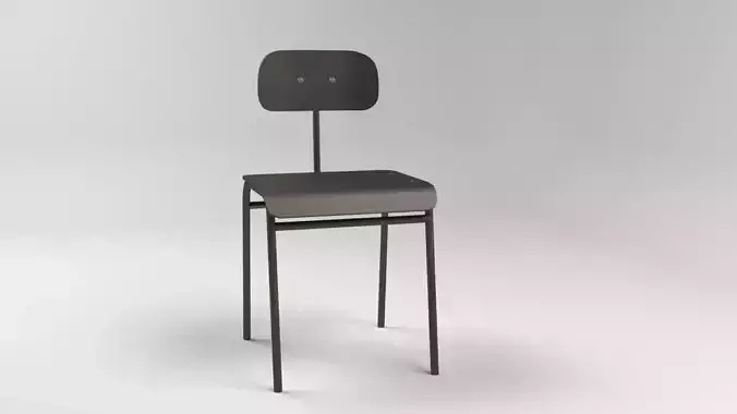 Assise chair with seat and back